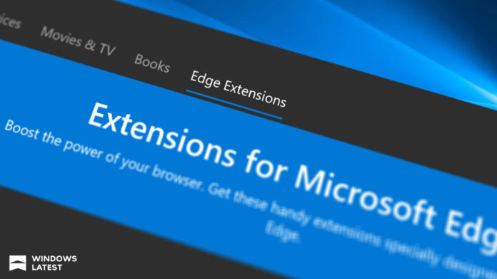 Microsoft Edge extensions